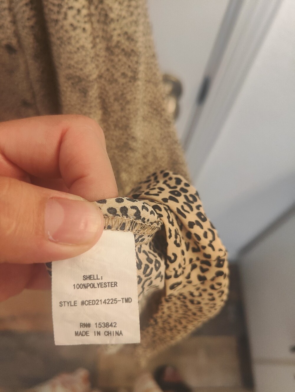Melloday Animal Print Long Dress, Size Large - Picture 8 of 8